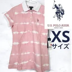 U.S. POLO ASSN. ストライプポロシャツ XS