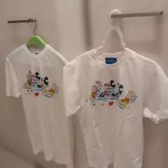 Disney 親子ペア Tシャツ １４０センチ　Sサイズ　２枚セット