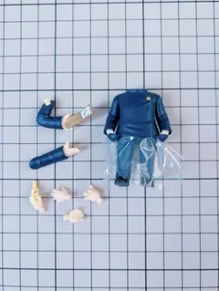 ねんどろいど 五条悟 高専 呪術廻戦 ボディ 制服　ハンドパーツ　携帯　体　手