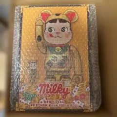 【3体セット】BE@RBRICK ペコちゃん 桃金 メッキ 1000% 100% 09_11_manekineko_peko_kinun_do