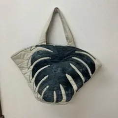 キルティング グラニーバッグ ベージュと黒