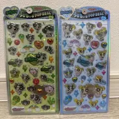 正規品　うるちゅる　パワーパフガールズ ポップシール 2シートセット