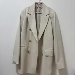 着用1回のみGU ダブルブレストブレザーZ