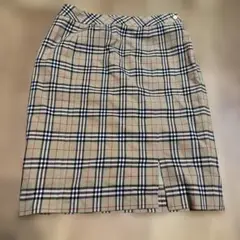Burberrys チェック柄タイトスカート ベージュ　SIZE 40