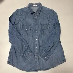 GUデニムシャツ 長袖