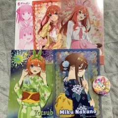 五等分の花嫁　クリアポスターコレクション・缶バッジ