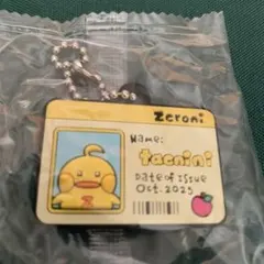 Zeroni taenini IDカード風ラバーチャーム