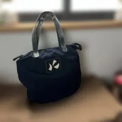 Kitamura ネイビー ナイロン トートバッグ