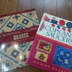 当時の品　CROWNING GLORIES パッチワーク 洋書2冊