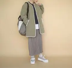 しまむら キルティング コート tera wear emu 薄手のサムネイル