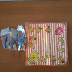 チキンラーメン ひよこちゃん ストラップ ハンドタオル