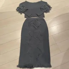 Lilly Brown ニットセットアップ