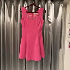 Rady ノースリーブ ミニワンピース ピンク ビジュー