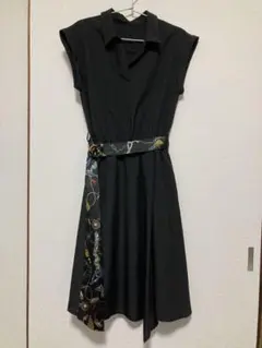 ViS ワンピース　スカーフベルト付きのサムネイル