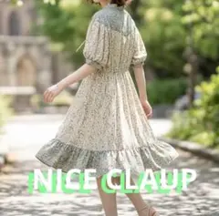【美品】one after another NICE CLAUP 花柄ブラウスのサムネイル