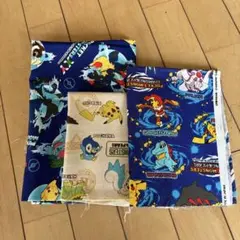 ポケモンキャラクター　生地3点セット