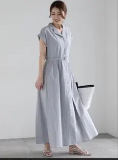 スローブイエナ 完売デニムライクシャツワンピース - メルカリ
