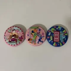 Biscuits 刺繍缶バッジ ズートピア モンスターズインク シュガーラッシュ