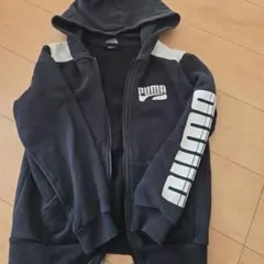 PUMA フード付きパーカー 140cm ネイビー