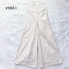 新品タグ付き エミプラス オールインワン サロペットパンツ ノースリーブ ワイドのサムネイル