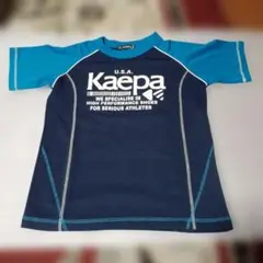 【子供服】150 Kaepa Tシャツ 青×紺