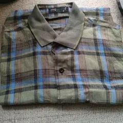 Kenzit チェック柄 ネルシャツ 半袖