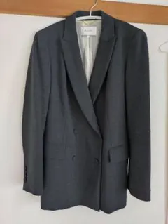 BEIGE グレー ダブルブレストジャケット 2 日本製のサムネイル