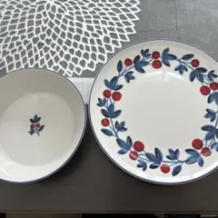 新品未使用】Francfranc ベリープレートS ベリー柄 北欧風 皿 食器