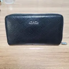 D.A.D 長財布 ラウンドファスナー ブラックのサムネイル