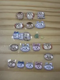 ボンボンドロップシール ちいかわ　みんな　モモンガ　くりまんじゅう　おすそわけ