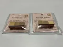 セリア　ラバースタンプ　スィーツ　2種セット