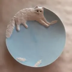 うつわやみたす 白猫 猫 皿 - メルカリ