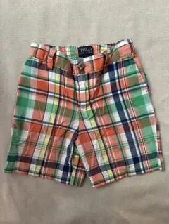 POLO RALPH LAUREN チェック柄ハーフパンツ 24M