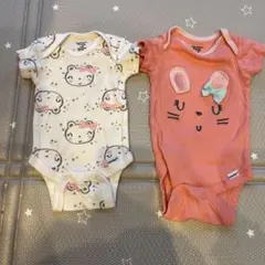 Gerber 0-3ヶ月 ロンパース 2点セット　サイズ60
