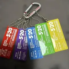 嵐 5×20 第3弾 会場限定　アクリルプレートキーホルダー5色セット