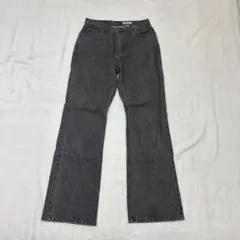 Eddie Bauer グレー フレアデニムパンツ