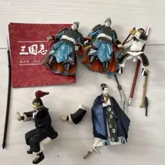 海洋堂三国志フィギュアコレクション壱)4種5個 弐)2個 未開封 川本