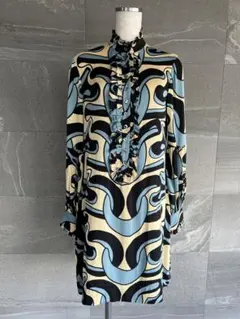 ダイアンフォンファステンバーグ♪プリントフリルワンピース（長袖）