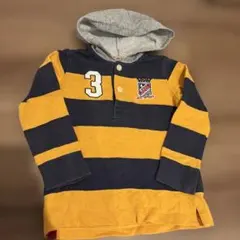 MIKI HOUSE フード付きポロシャツ 110