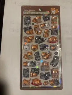 【正規品】BONBON DROP シール　和柄　第二弾　芝犬　犬