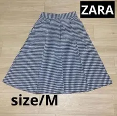 ZARA ギンガムチェックスカート春先に◯