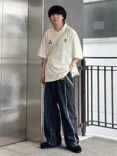 JieDa SWITCHING OVER DENIM PANTSのサムネイル