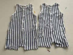 H&M ロンパース 80サイズ 2点セット