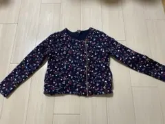 お値下げしました♡ プチバトー　花柄ネイビー ジャケット 140cm