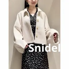 SNIDEL スナイデル（0）千鳥格子 ブルゾン ショートジャケット 