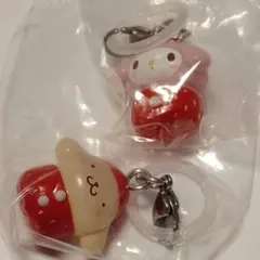 いちごめじるしアクセサリー マイメロディ ポムポムプリン 2個