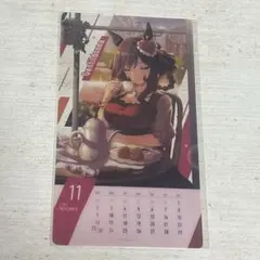 ウマ娘 2025年 つながる！ 卓上 カレンダー ジェンティルドンナ