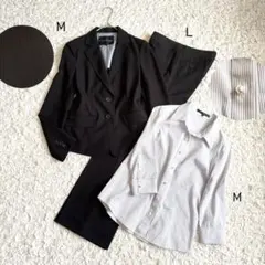 美品✨ボナジョルナータ　パンツスーツ　シャツコーデ売り　通勤　パンツ Lのサムネイル