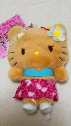 ハローキティ マスコットホルダー トコナツバケーションピンク/おまけ付あり