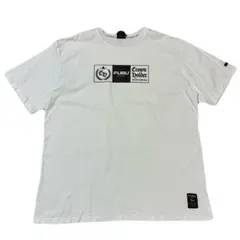 FUBU　フブ　Y2K　ボックスロゴ　オールドイングリッシュ　ホワイト　Mのサムネイル